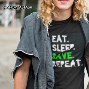 EAT SLEEP RAVE ADULT UNISEX TSHIRT